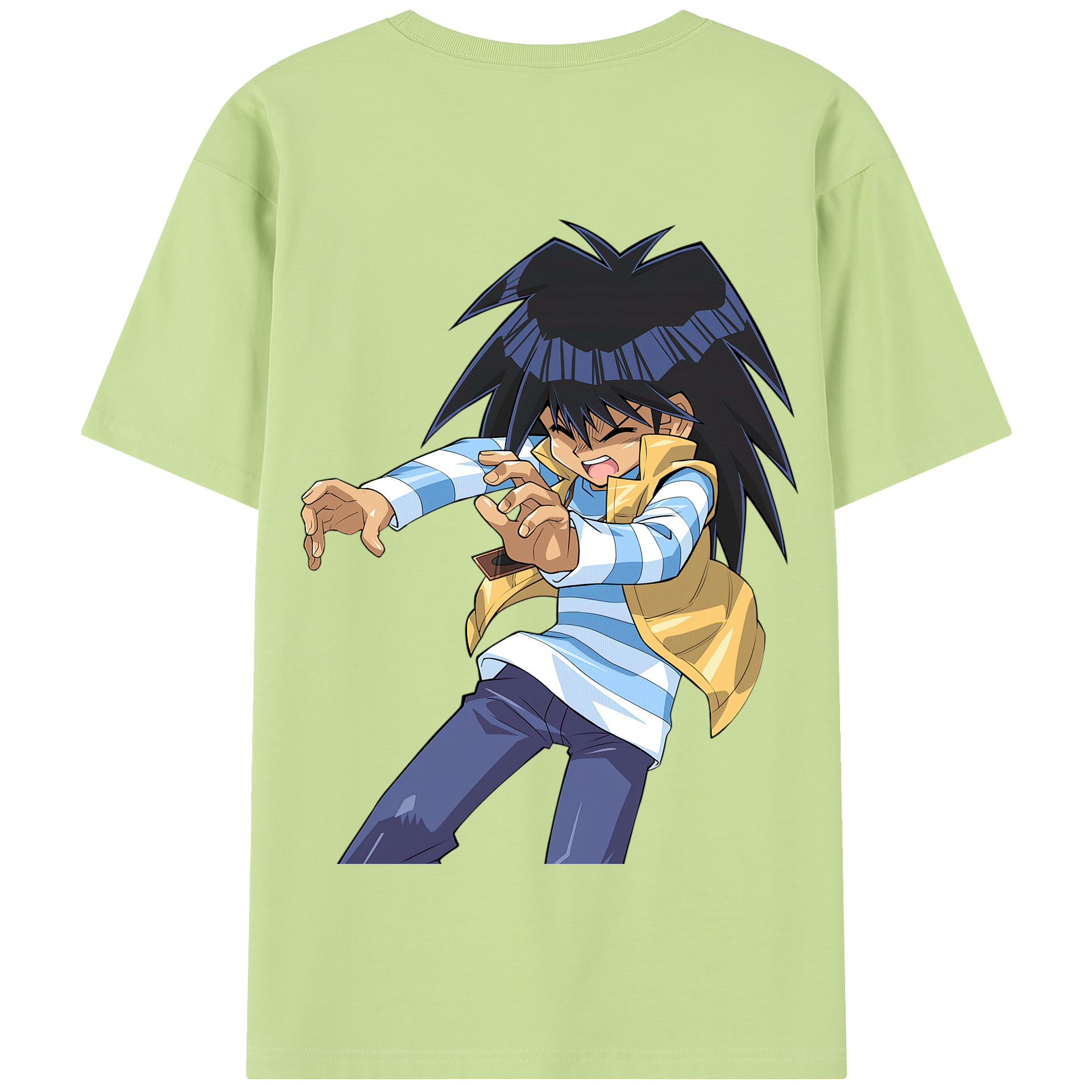 （画像用） 遊☆戯☆王 Yu-Gi-Oh! 綿100％半袖Tシャツ（背面プリント）
